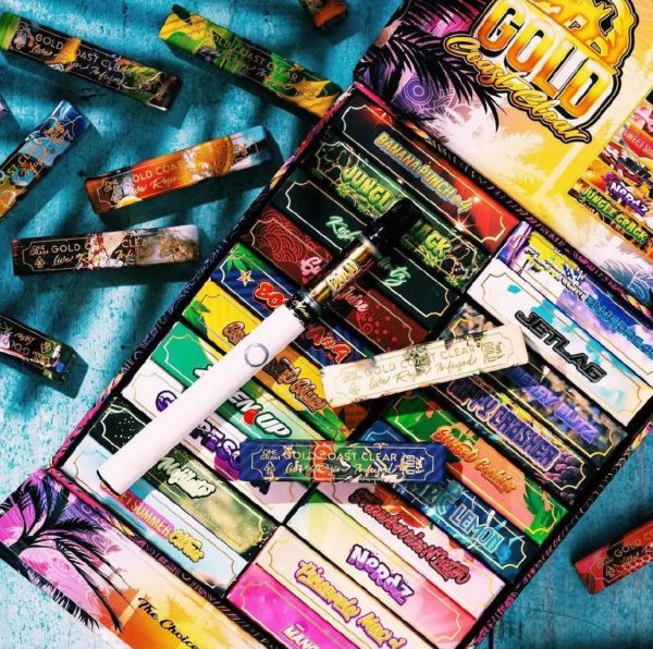 GOLD COAST CLEAR CARTRIDGE 1G Live Resin Infused - frydextractsdisposables