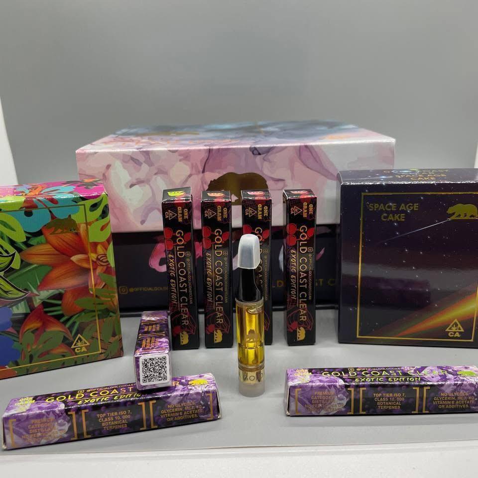 GOLD COAST CLEAR CARTRIDGE 1G Live Resin Infused - frydextractsdisposables