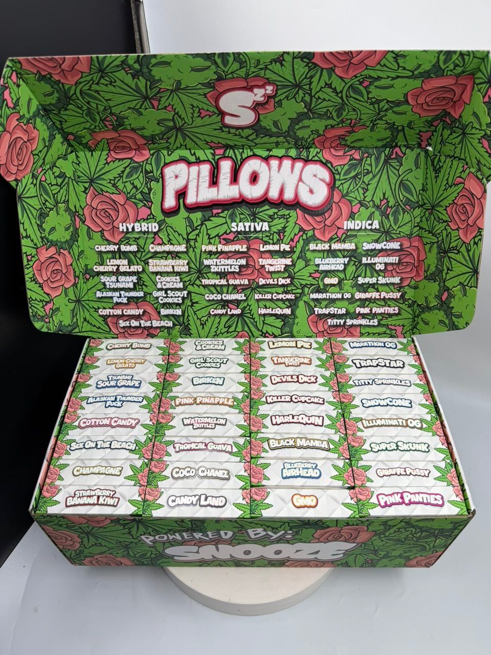 SNOOZE PILLOWS FLOWER ROSE EDITION 14G 12 OZ