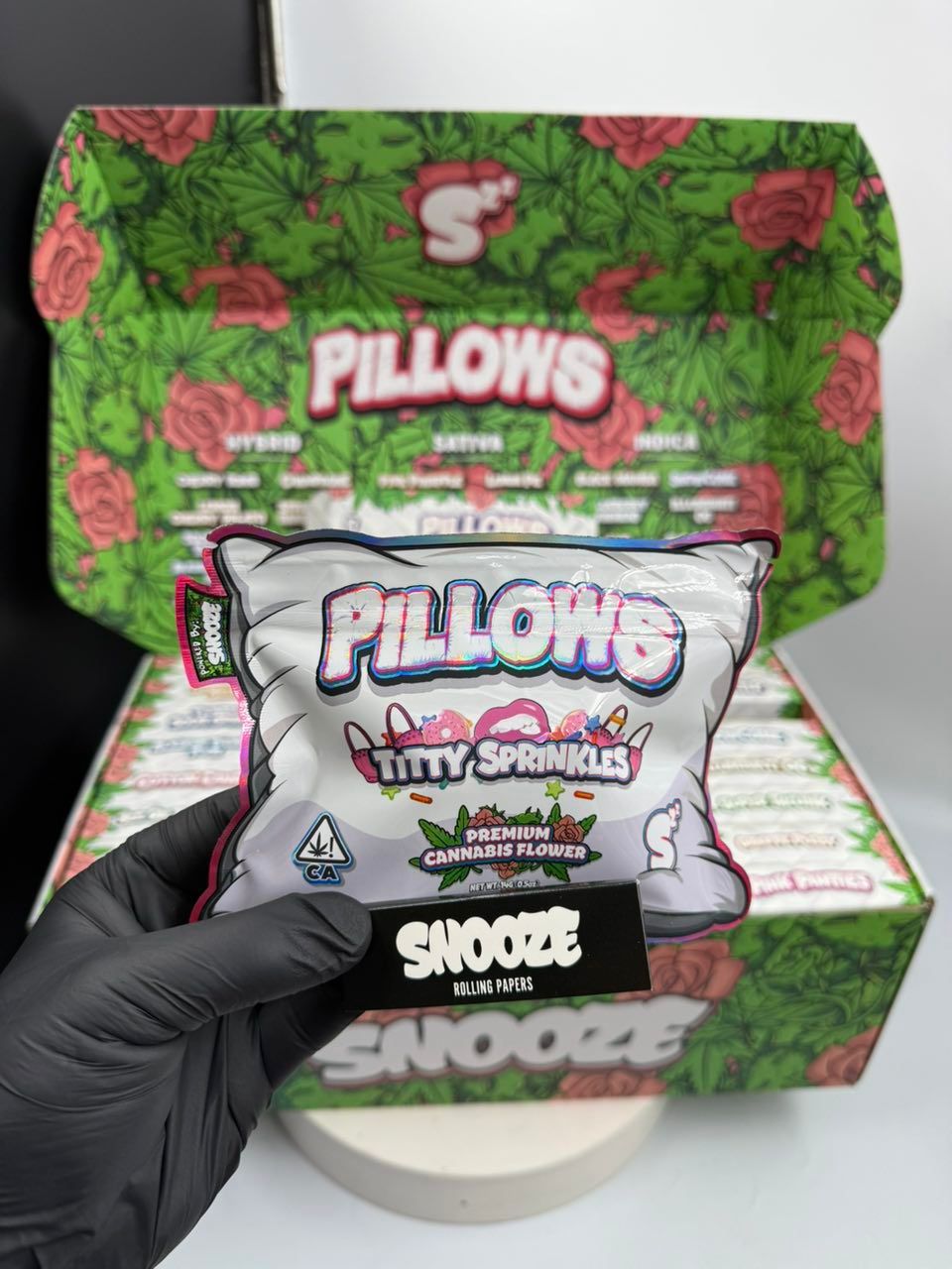 SNOOZE PILLOWS FLOWER ROSE EDITION 14G 12 OZ